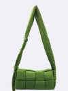 749878 Olive color padded intrecciato candy cassette medium cross bag auxiliary pouch - BOTTEGA VENETA - BALAAN 2