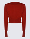 Bea Crop Cardigan Wine - VIVIENNE WESTWOOD - BALAAN 3