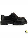 2EG421 055 F0807 Diapason brushed leather loafers - PRADA - BALAAN 2