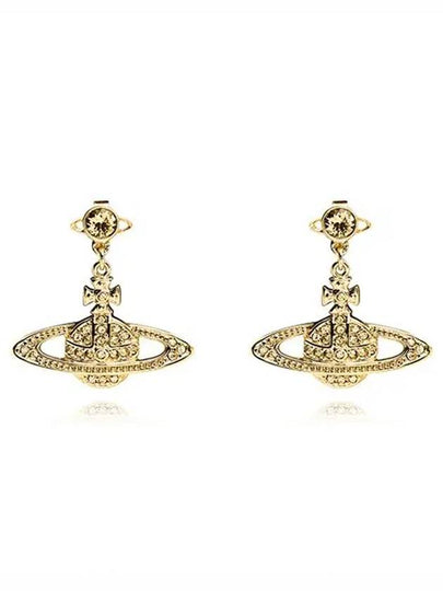 Mini Bas Relief Drop Earrings Gold - VIVIENNE WESTWOOD - BALAAN 2