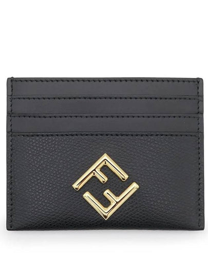 FF Diamond Card Wallet Black - FENDI - BALAAN 2