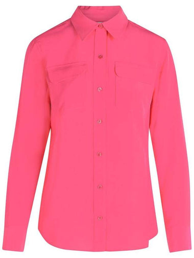 Equipment Pink Silk Shirt - EQUIPMENT - BALAAN 1