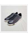 Asher Logo Leather Low Top Sneakers Navy - BALLY - BALAAN 2