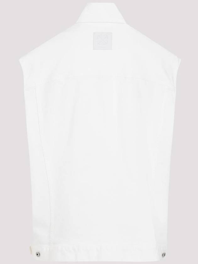 Jacket OMYR002S24DEN001 0202 White - OFF WHITE - BALAAN 3