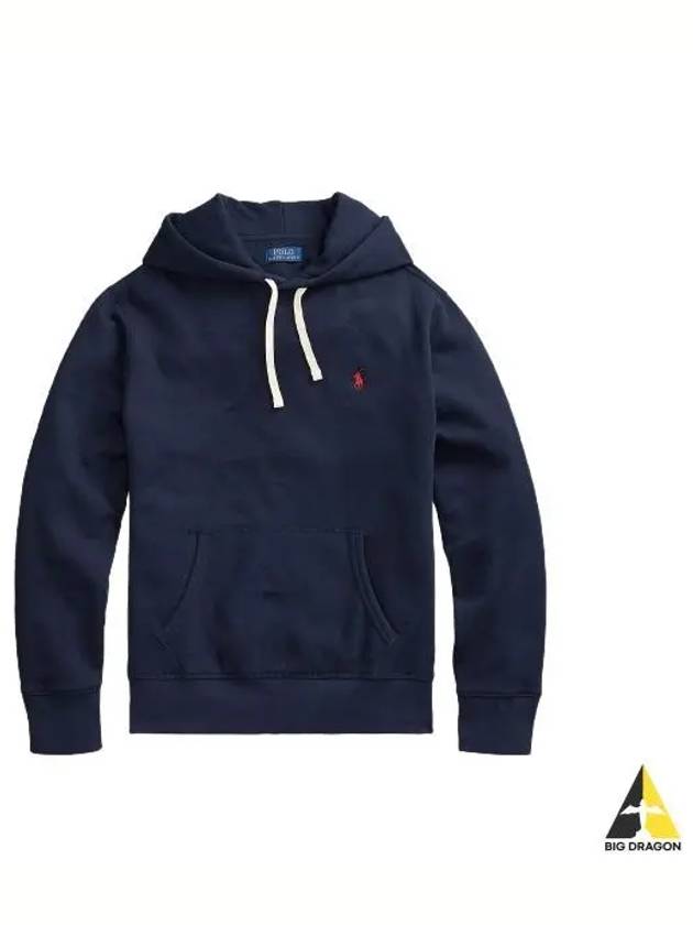 Embroidered Logo Pony Hoodie Navy - POLO RALPH LAUREN - BALAAN 2