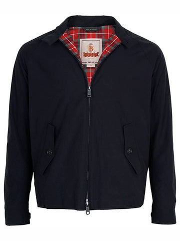 Men's G4 Classic Harrington Zip-Up Jacket Dark Navy - BARACUTA - BALAAN 1