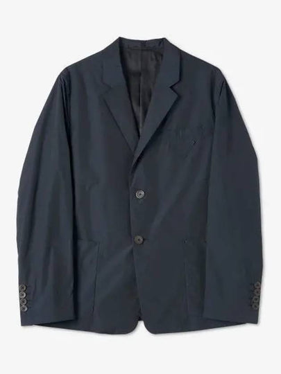 Triangle Logo Patch Jacket Navy - PRADA - BALAAN 2