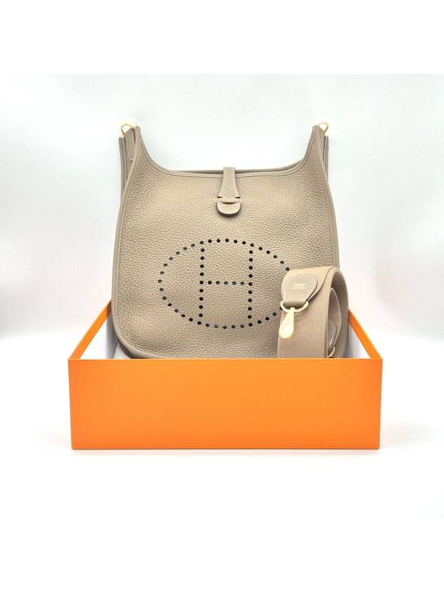 Evelyne 29 Cross Bag Gold Etoupe - HERMES - BALAAN 3