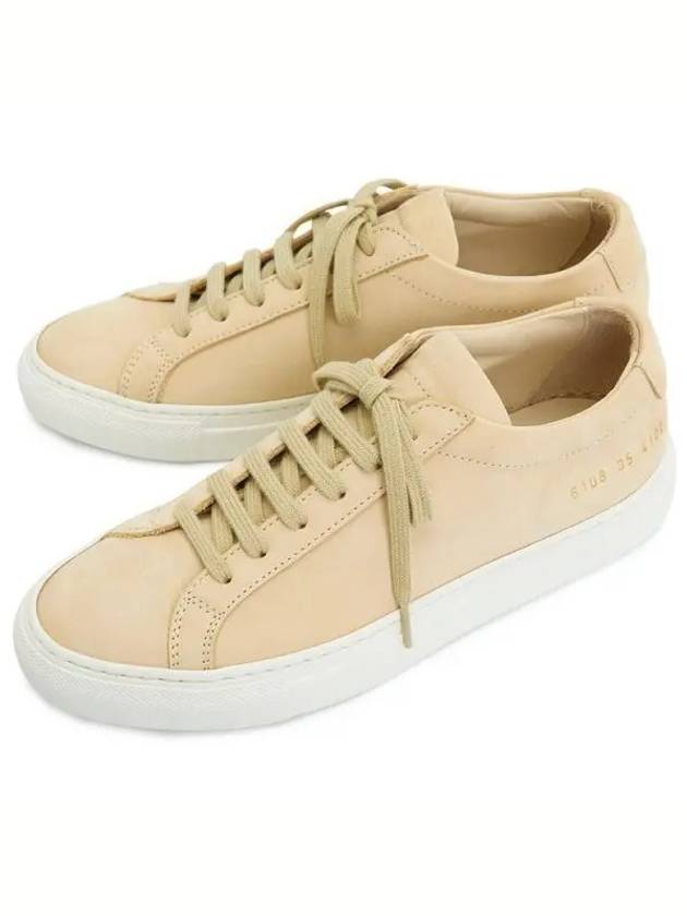 Original Achilles Low Top Sneakers Beige - COMMON PROJECTS - BALAAN 2