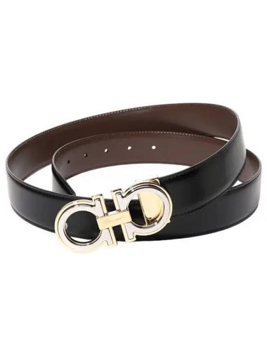 Ferragamo Gancini reversible belt - SALVATORE FERRAGAMO - BALAAN 1