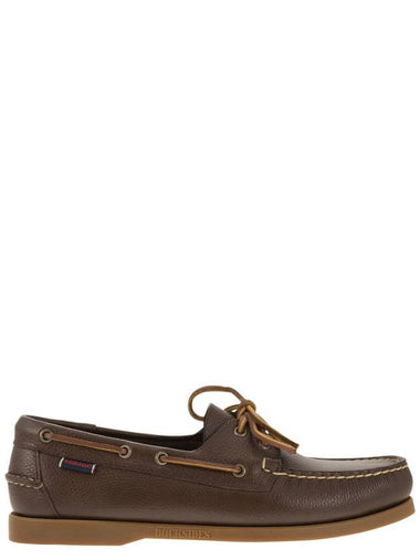 PORTLAND - Moccasin with grained leather - SEBAGO - BALAAN 1