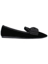 Logo Ribbon Velvet Flat Black - MIU MIU - BALAAN 5