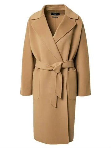 ROVO WOOL LONG COAT ROVO CAMEL - MAX MARA - BALAAN 1