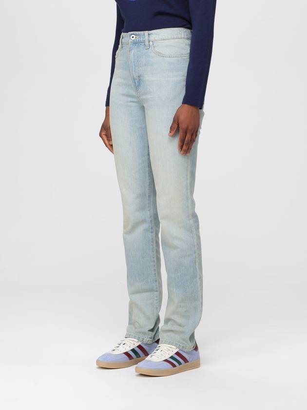 Jeans Kenzo in denim con patch logo - KENZO - BALAAN 4