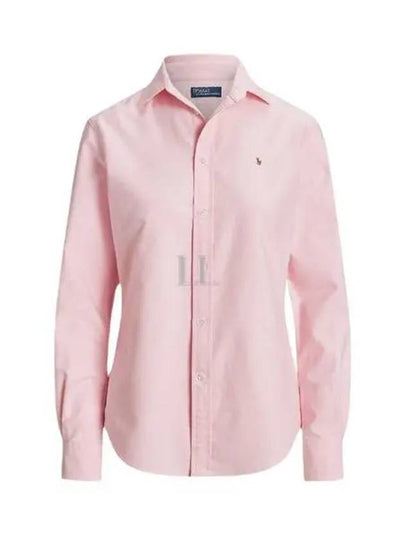 Pony Classic Fit Long Sleeve Shirt Pink - POLO RALPH LAUREN - BALAAN 2