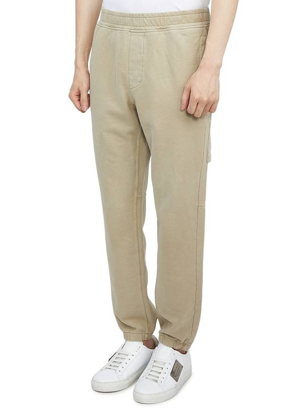 Pantalone Felpa Cotton Track Pants Light Beige - TEN C - BALAAN 3