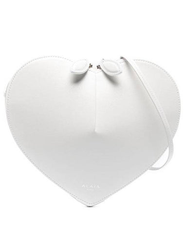 Heart Shoulder Cross Bag White - ALAIA - BALAAN 1