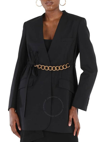 Givenchy Chain Detail Blazer Jacket In Black, Brand Size 40 (US Size 6) - GIVENCHY - BALAAN 1