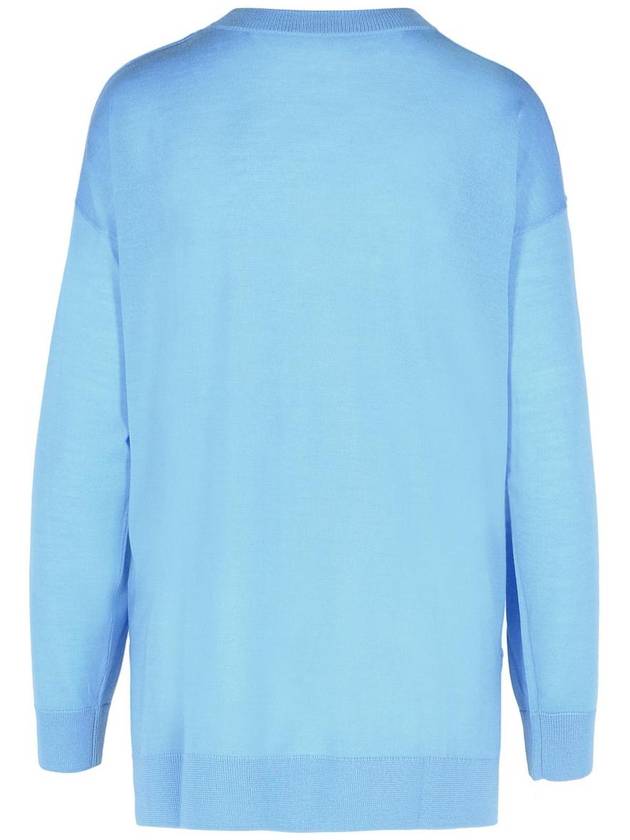 P.A.R.O.S.H. 'Over' Sweater In Light Blue Wool Blend - P.A.R.O.S.H. - BALAAN 3