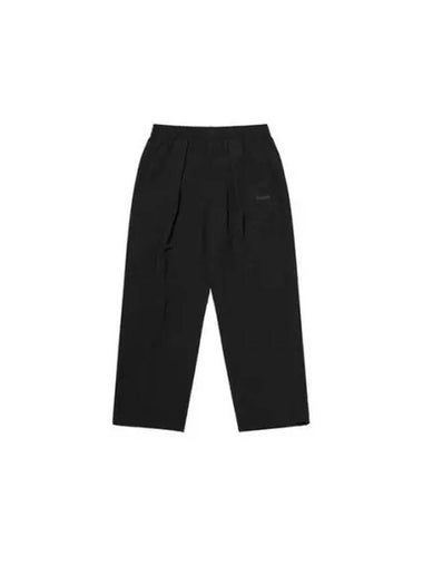 KODAK Apparel Monochrome Suplex Overfit Straight Pants BLACK - KODO - BALAAN 1