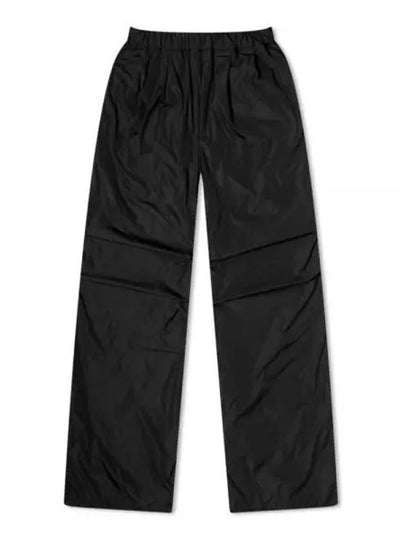 Tashio Beggy Nylon Straight Pants Black - MAX MARA - BALAAN 2