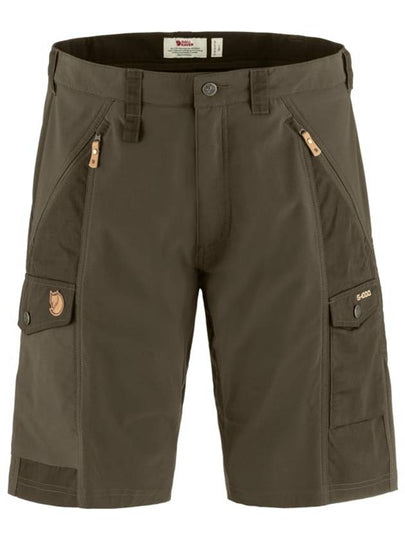 Men's Abisko Shorts Dark Olive - FJALL RAVEN - BALAAN 2