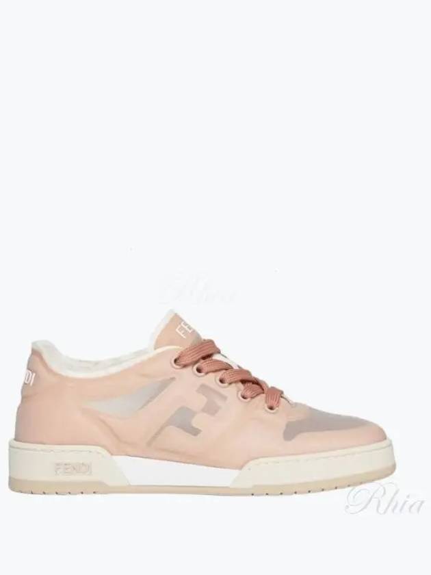 Match Mesh Low-Top Sneakers Light Pink - FENDI - BALAAN 2