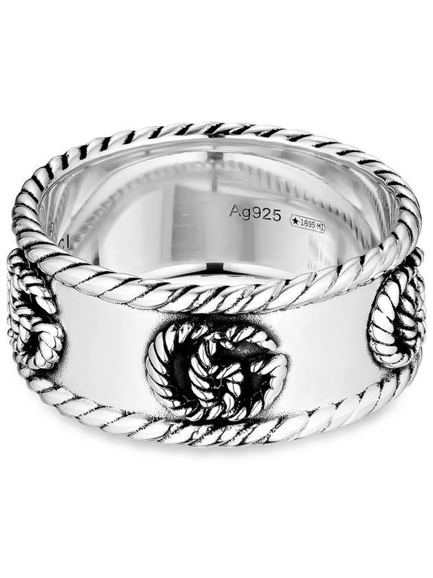 Double G Ring Silver YBC627729001 - GUCCI - BALAAN 2