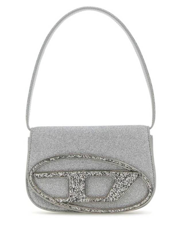 1DR Glitter Fabric Shoulder Bag Silver - DIESEL - BALAAN 1