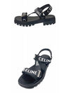 Leo Strappy Sandals Black - CELINE - BALAAN 5