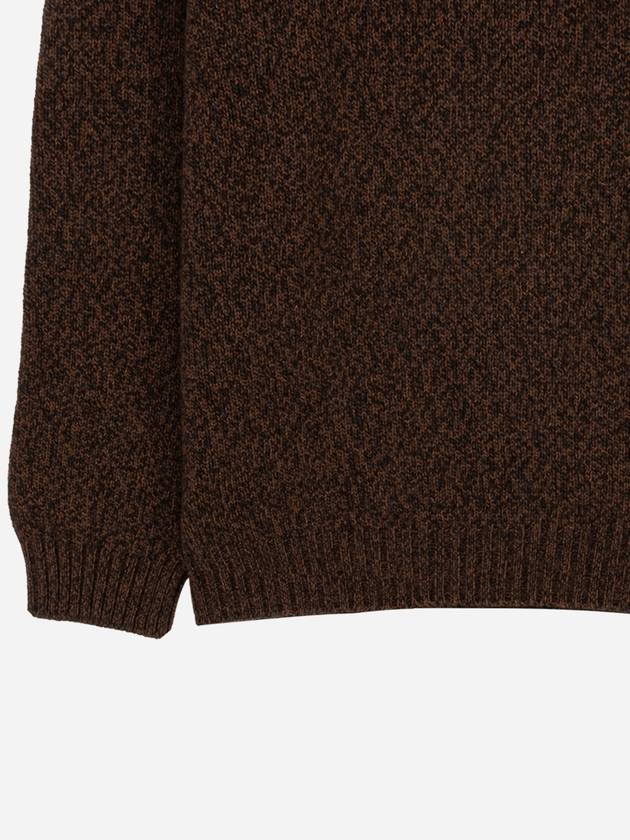 wool knit top brown - PRADA - BALAAN 5