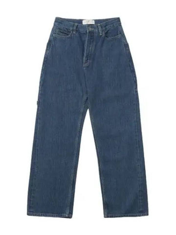 Ray curve leg denim pants indigo jeans - STUDIO NICHOLSON - BALAAN 1