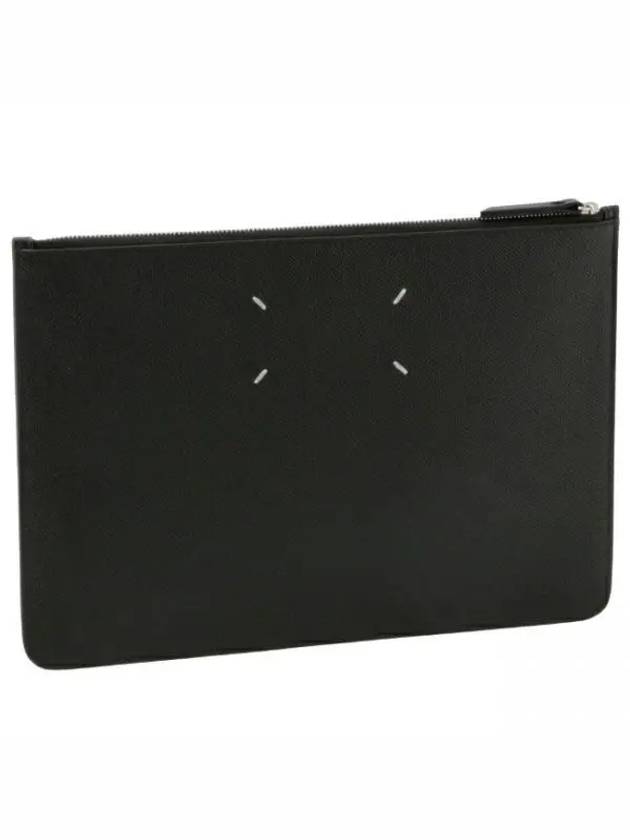 Stitch Zipper Clutch Bag Black - MAISON MARGIELA - BALAAN 2