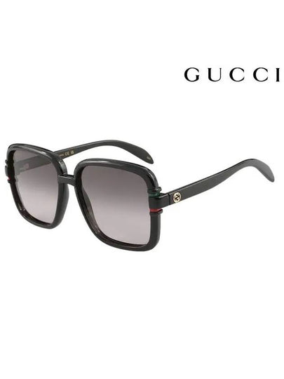 Eyewear GG Oversized Square Frame Sunglasses GG1066S001 - GUCCI - BALAAN 2