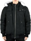 Originals Shearling Ballistic Bomber Jacket Natural Black - MOOSE KNUCKLES - BALAAN 2