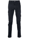 Men's Wappen Patch Cargo Straight Pants Navy - STONE ISLAND - BALAAN 1