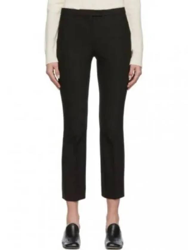 Fatina Viscose Straight Pants Black - MAX MARA - BALAAN 2