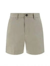 De Coeur Motif Chino Shorts Beige - AMI - BALAAN 2