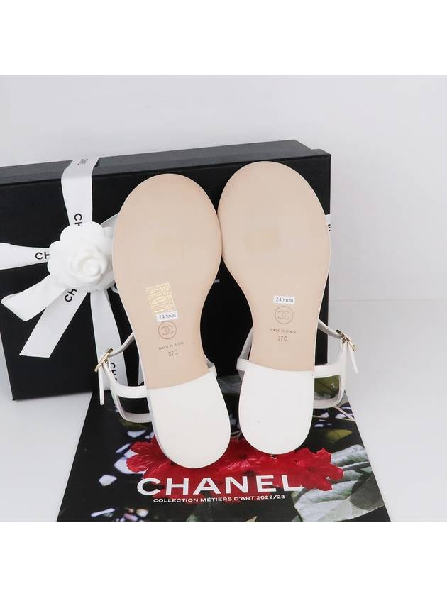 CC logo strap sandals G39627X568890S34837 - CHANEL - BALAAN 7