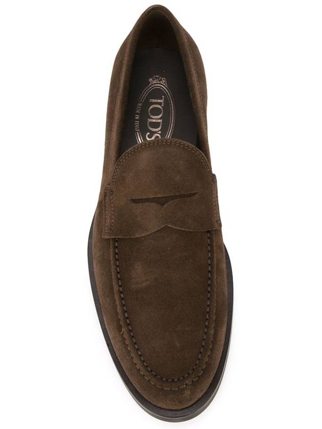 Mocassino Classic Suede Loafers Brown - TOD'S - BALAAN 5