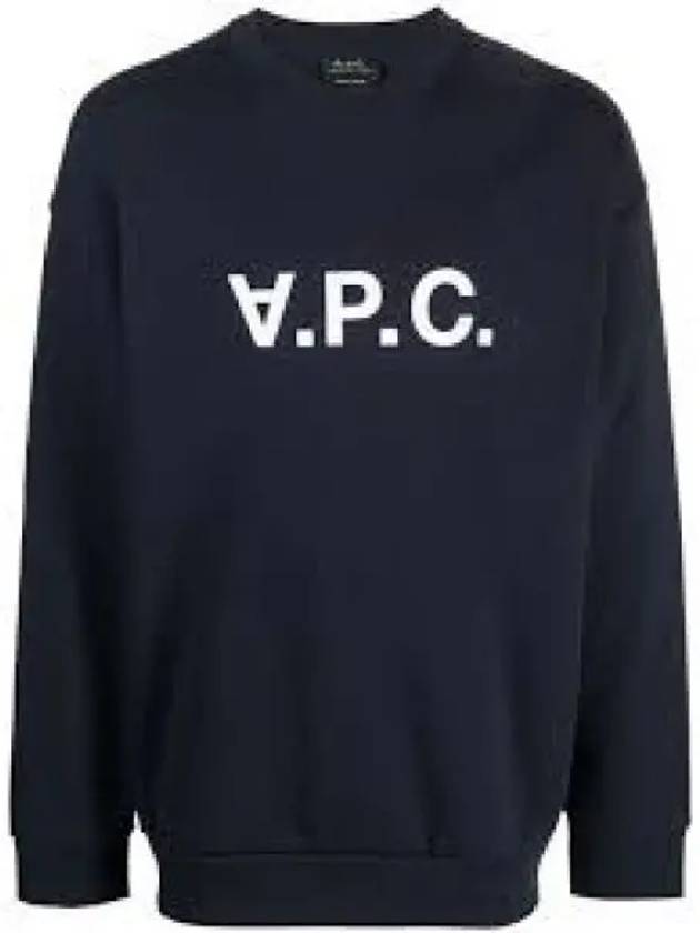 Eliot Logo Sweatshirt Navy - A.P.C. - BALAAN 2