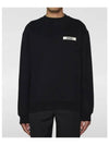 Le Gros Grain Logo Sweatshirt Black - JACQUEMUS - BALAAN 6