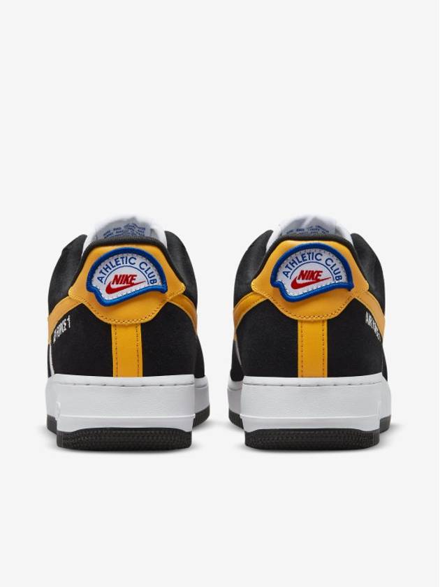 Air Force 1 LV8 Athletic Club Low Top Sneakers Black Yellow - NIKE - BALAAN 7