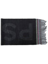 PS Paul Smith Scarf With Embroidered Logo Men s Black - PAUL SMITH - BALAAN 2