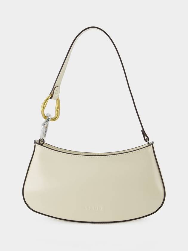 Ollie  Hobo Bag - Staud - Cream - Leather - STAUD - BALAAN 3