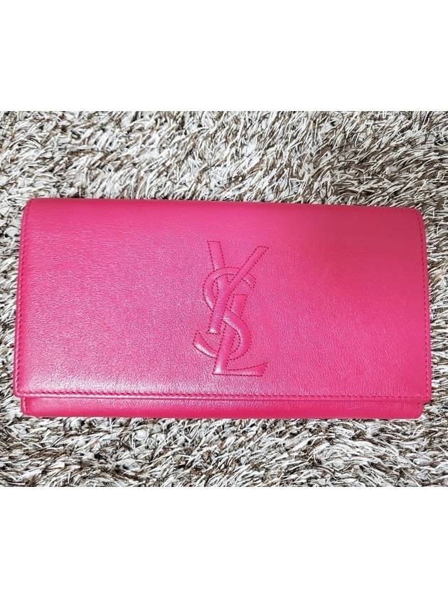 pink long wallet - SAINT LAURENT - BALAAN 3