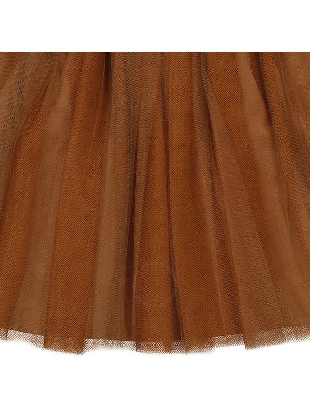 Bonpoint Girls Caramel Supple Tulle Skirt, Size 10Y - BONPOINT - BALAAN 3