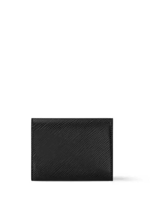 Twist Logo Epi Leather Compact Half Wallet Black - LOUIS VUITTON - BALAAN 3