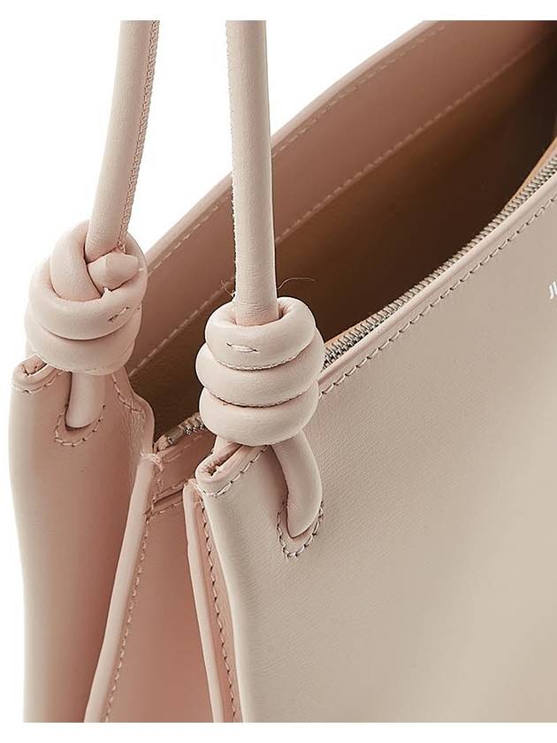 Logo Twist Calf Leather Cross Bag Pink - JIL SANDER - BALAAN 9