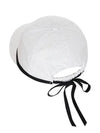 Striped Ribbon Ball Cap 8423LZSPWHITE - BLACK&WHITE - BALAAN 3